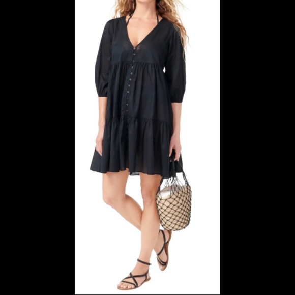 J. Crew Button Front Beach Dress - Small NWT - Picture 1 of 5